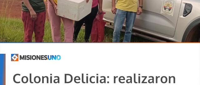 Colonia Delicia: realizaron operativo sanitario con vacunación y controles en la comunidad Ysyry