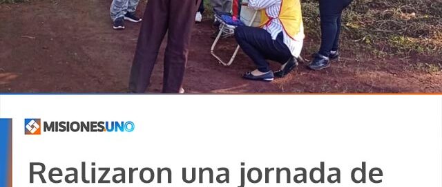 Realizaron una jornada de vacunación y asistencia social en barrios de Colonia Delicia