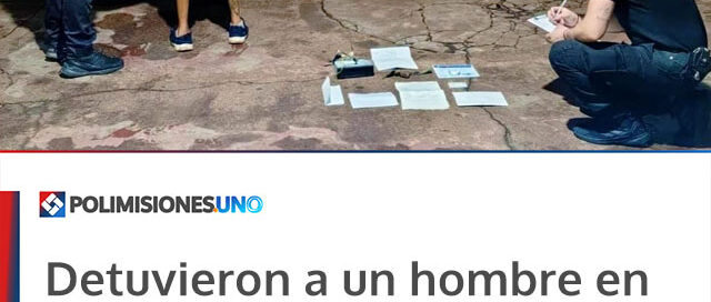 Detuvieron a un hombre en pleno robo dentro de un auto estacionado en Oberá