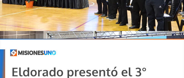 Eldorado presentó el 3° Congreso Nacional de Educación Física y Deporte Escolar