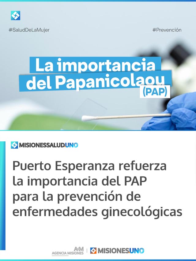 Puerto Esperanza refuerza la importancia del PAP para la prevención de enfermedades ginecológicas