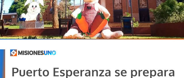 Puerto Esperanza se prepara para celebrar Semana Santa con actividades para toda la comunidad