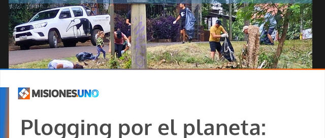 Plogging por el planeta: convocan a la cuarta edición en Iguazú para promover el cuidado ambiental