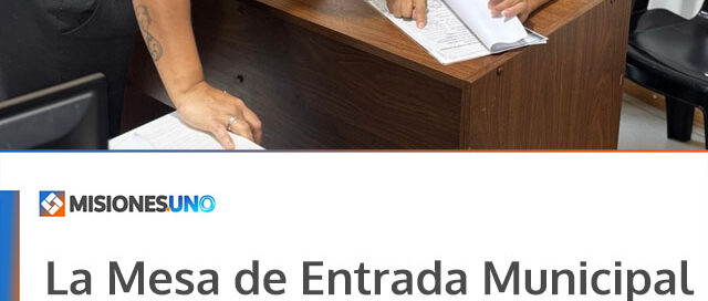 La Mesa de Entrada Municipal funciona en el ITUREM para optimizar la atención a los vecinos en Iguazú