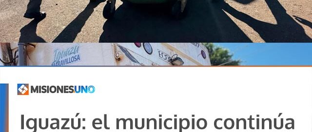 Iguazú: el municipio continúa con las tareas diarias de recolección de residuos en los barrios