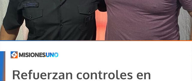 Refuerzan controles en espacios públicos para garantizar el orden y la convivencia en Iguazú