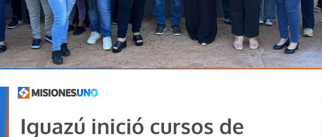 Iguazú inició cursos de formación profesional en gastronomía con certificación oficial