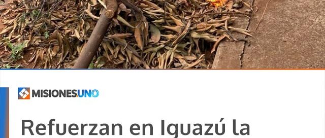 Refuerzan en Iguazú la concientización sobre la prohibición de la quema de residuos