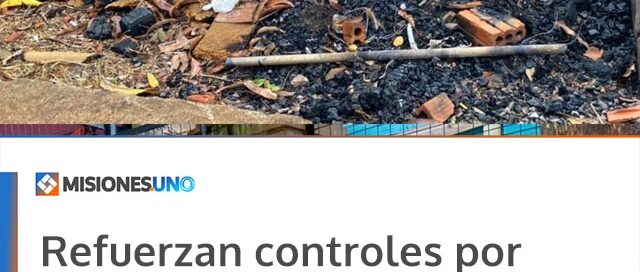 Refuerzan controles por ruidos molestos y quema de residuos en Puerto Iguazú