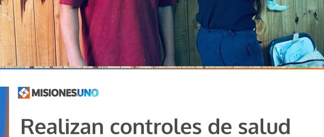 Realizan controles de salud para estudiantes en la Escuela 862 del barrio 2000 Hectáreas de Iguazú