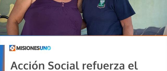 Acción Social refuerza el acompañamiento territorial con presencia en el barrio Bicentenario