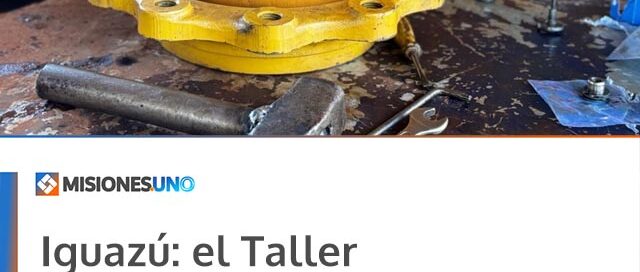 Iguazú: el Taller Municipal realiza tareas de mantenimiento para garantizar el funcionamiento de maquinarias