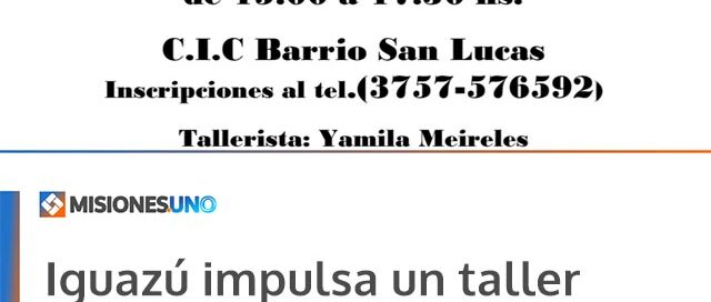 Iguazú impulsa un taller gratuito de manicura y pedicura para fomentar la capacitación en oficios