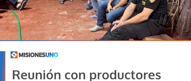 Reunión con productores y vecinos derivará en la instalación de un destacamento de Delitos Rurales