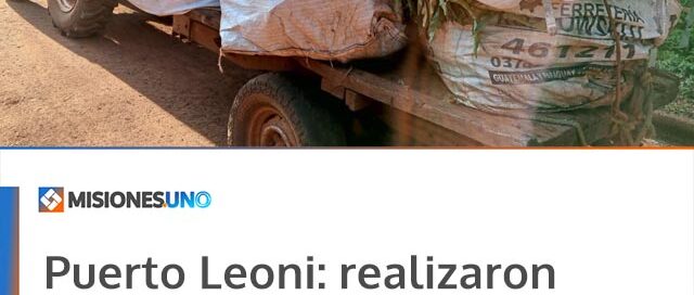 Puerto Leoni: realizaron operativo de descacharrado para prevenir el dengue