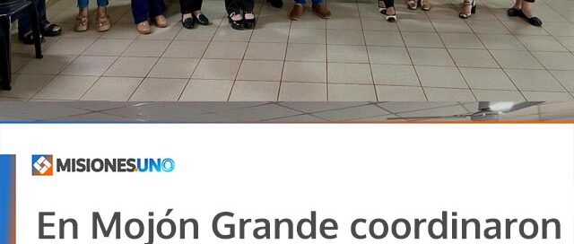 En Mojón Grande coordinaron el calendario escolar y entregaron insumos a instituciones educativas