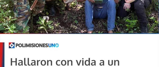 Hallaron con vida a un hombre de una comunidad guaraní tras intensa búsqueda en zona de monte