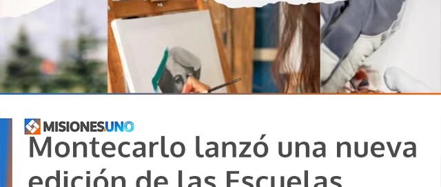 Montecarlo lanzó una nueva edición de las Escuelas Municipales con propuestas educativas, deportivas y culturales para todas las edades