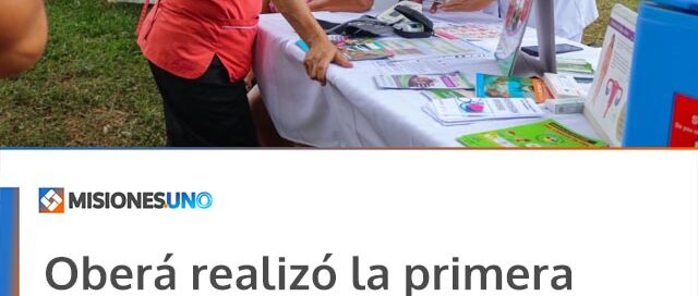 Oberá realizó la primera “Parada Saludable” del año en el barrio Molina