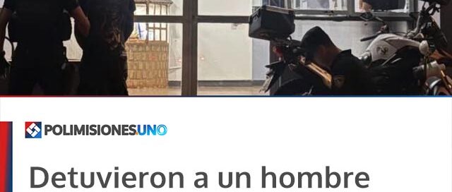 Detuvieron a un hombre en Oberá por amenazar de muerte a su hermano e intentar agredirlo con un hierro Detuvieron a un hombre en Oberá por amenazar de muerte a su hermano e intentar agredirlo con un hierro