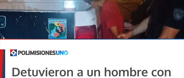 Detuvieron a un hombre con antecedentes tras intentar robar un vehículo en Iguazú