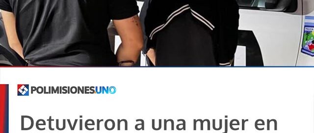 Detuvieron a una mujer en Mártires tras atacar con un cuchillo a su expareja