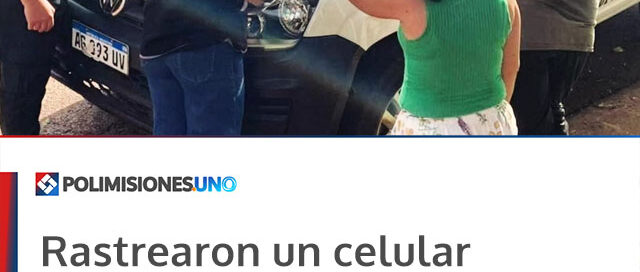 Rastrearon un celular robado en un colectivo y lo recuperaron en San Ignacio