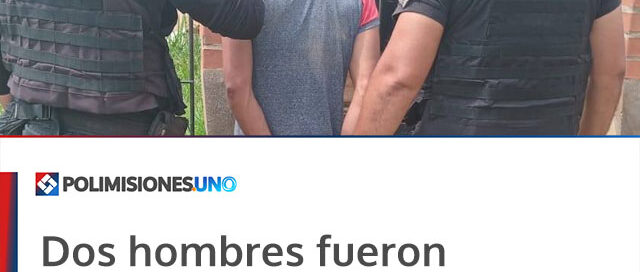 Dos hombres fueron detenidos en Posadas tras intervenciones coordinadas por el CIO 911