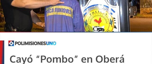 Cayó “Pombo” en Oberá tras robar el cableado de una vivienda y vender el cobre