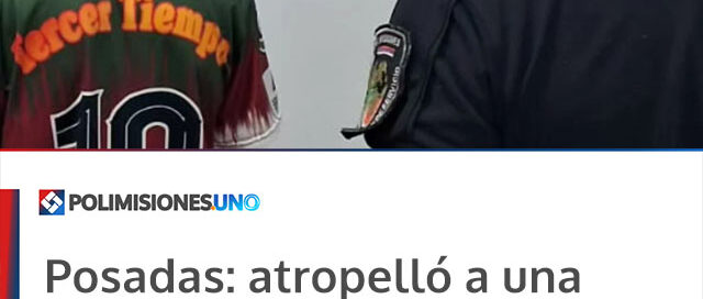 Posadas: atropelló a una niña, se dio a la fuga y fue detenido tras un seguimiento con cámaras del 911
