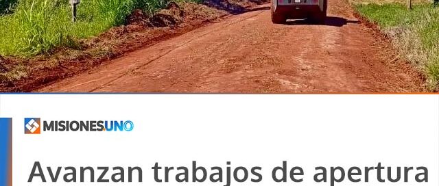 Avanzan trabajos de apertura y mejoras en caminos terrados del Loteo Amanecer en Puerto Rico