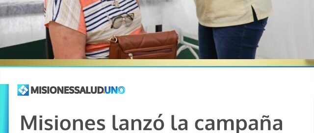 Misiones lanzó la campaña de vacunación antigripal 2026 y apunta a inmunizar a más de 266 mil personas