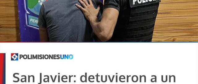 San Javier: detuvieron a un joven que amenazó a su vecina con un machete y atacó a la Policía