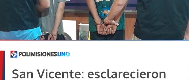 San Vicente: esclarecieron tres robos en una jornada y detuvieron a dos sospechosos