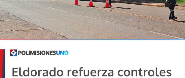 Eldorado refuerza controles viales con un operativo conjunto de prevención