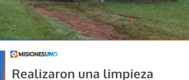 Realizaron una limpieza integral en la Plaza de los Niños de Puerto Iguazú