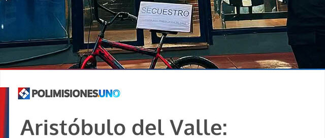 Aristóbulo del Valle: recuperaron una bicicleta robada que había sido vendida a un vecino