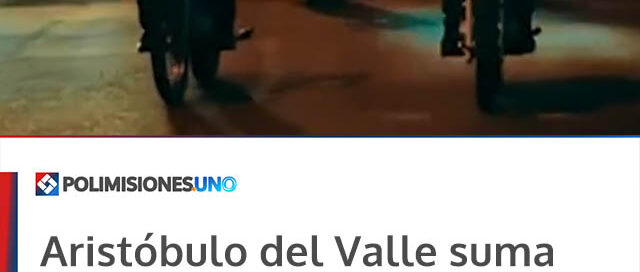Aristóbulo del Valle suma patrullas motorizadas para reforzar el anillo de seguridad en los barrios