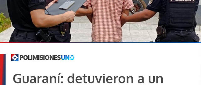 Guaraní: detuvieron a un hombre por robar un celular y recuperaron el dispositivo