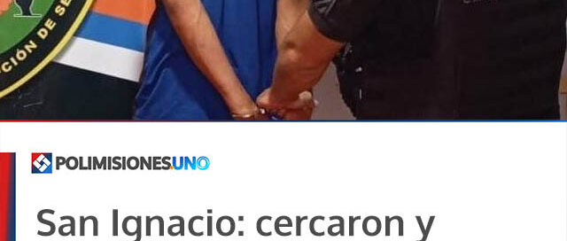 San Ignacio: cercaron y detuvieron a un delincuente que robó la moto a una joven en Colonia Teyú Cuaré