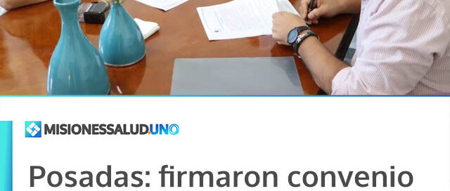 Posadas: firmaron convenio entre el Hogar de Día y CISMAT para prácticas de acompañamiento terapéutico