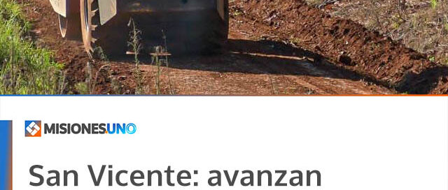 San Vicente: avanzan trabajos de mantenimiento en Picada Tarumá, salida al km 44