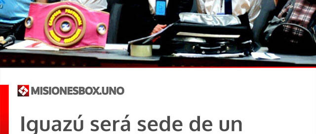 Iguazú será sede de un evento de boxeo con participación provincial e interprovincial