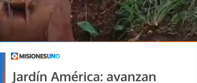 Jardín América: avanzan con obras viales y tareas de limpieza en distintos barrios