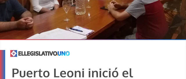 Puerto Leoni inició el período de Sesiones Ordinarias con eje en el ordenamiento territorial y la planificación