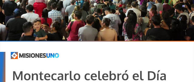 Montecarlo celebró el Día de la Mujer con un emotivo homenaje en la plazoleta La Paloma