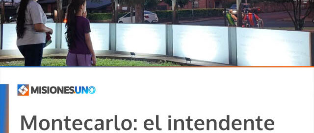 Montecarlo: el intendente Barreto invitó a celebrar la Pascua en la Plaza San Martín