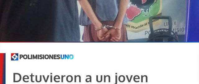 Detuvieron a un joven acusado de robo tras un operativo encubierto en Posadas