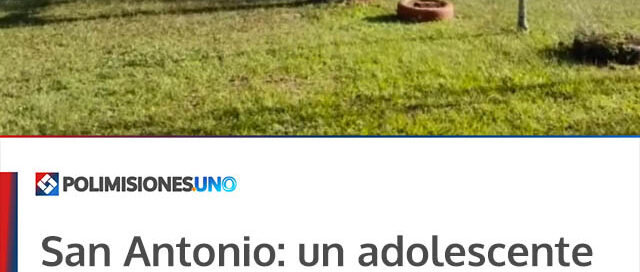 San Antonio: un adolescente de 13 años fue acusado de incendiar una escuela en Paraje Central