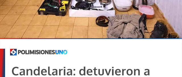 Candelaria: detuvieron a un joven y secuestraron electrodomésticos y herramientas de origen dudoso